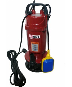 Pompa submersibila cu plutitor, DDT, QDX-16, 370 W, Rosu/Negru DDT
