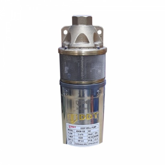 Pompa submersibila, DDT, 4SKM-100 , 1.5 kW, Inox+Alama, 3 m³/h, 120 m
