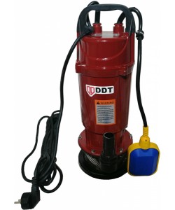Pompa submersibila cu plutitor, DDT, QDX20, 550 W, Rosu/Negru