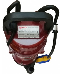 Pompa submersibila cu plutitor, DDT, QDX20, 550 W, Rosu/Negru