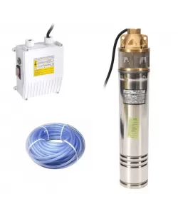 Pompa submersibila Micul Fermier 4SKM-100, 0.75KW, 55m, 1 tol + Furtun 50m Pompa submersibila Micul Fermier 4SKM-100, 0.75KW, 55m, 1 tol + Furtun 50m