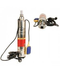 Set Pompa submersibila 1.1KW + Furtun apa silicon 1Tol 50m, Micul Fermier QGD3 cu Flotor