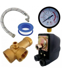 KIT Hidrofor Zinith Italiy 100L cu Pompa submersibila  3STM122, 1.25KW, 100 l/min, inaltime refulare 140m, Sistem complet