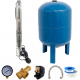 KIT Hidrofor Zinith Italiy 100L cu Pompa submersibila  3STM122, 1.25KW, 100 l/min, inaltime refulare 140m, Sistem complet