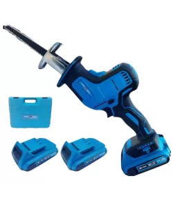 Fierastrau tip sabie KraftWorld cu 2 acumulatori 36V ,8AH, Albastru Fierastrau tip sabie KraftWorld cu 2 acumulatori 36V ,8AH, Albastru