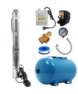 Kit Hidrofor Zinith Italy cu Pompa submersibila 4STM807, 1.65KW, 80m, 266 l/min, 1.25 toli (32mm) , Sistem premium complet Kit Hidrofor Zinith Italy cu Pompa submersibila 4STM807, 1.65KW, 80m, 266 l/min, 1.25 toli (32mm) , Sistem premium complet