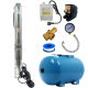 Kit Hidrofor Zinith Italy cu Pompa submersibila  4STM807, 1.65KW, 80m, 266 l/min, 1.25 toli (32mm) , Sistem premium complet