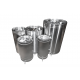 Butoi INOX 180 L cu capac flotant si canea