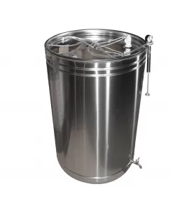 Butoi INOX 550L cu capac flotant si canea Butoi INOX 550L cu capac flotant si canea