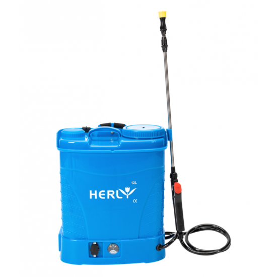 Pompa stropit cu acumulator 12L HERLY (ALBASTRA)