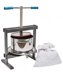 Presa struguri si fructe ( Teasc ), Inox,10L, sac colectare inclus Presa struguri si fructe ( Teasc ), Inox,10L, sac colectare inclus