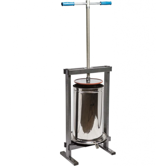 Presa struguri si fructe ( Teasc ), Inox, V-Eurounelte, 25L, sac colectare inclus