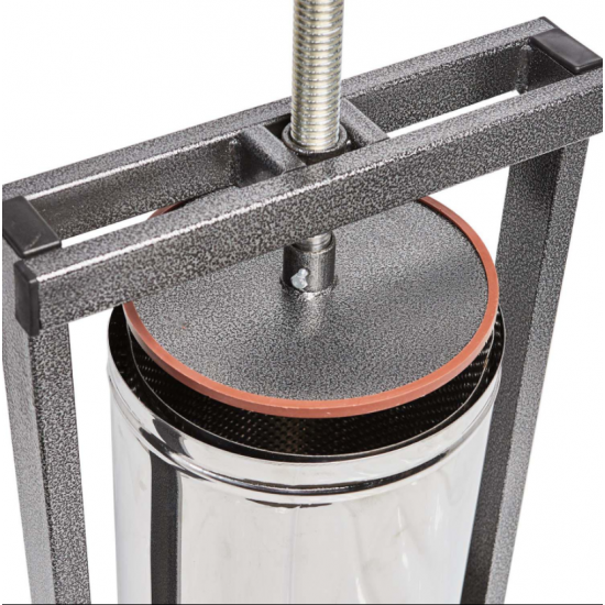 Presa struguri si fructe ( Teasc ), Inox, V-Eurounelte, 25L, sac colectare inclus