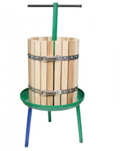 Presa/teasc struguri VILEN, 30 L, Lemn, cu Filet, cu picioare