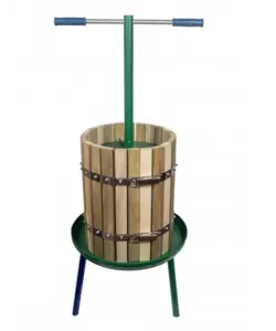 Presa/teasc struguri VILEN, 30 L, Lemn, cu Filet, cu picioare Presa/teasc struguri VILEN, 30 L, Lemn, cu Filet, cu picioare