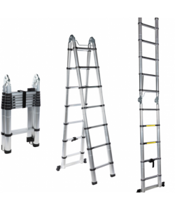 Scara telescopica dubla 4.4m - 14 trepte