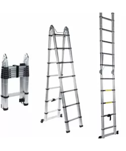 Scara telescopica dubla 4.4m - 14 trepte
