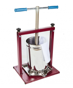 Teasc / Presa pentru struguri din Inox 15L, VILEN, cu golire rapida
