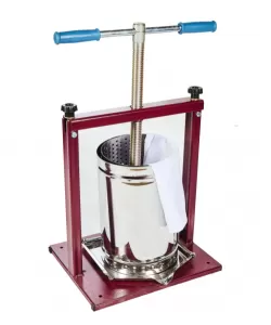 Teasc / Presa pentru struguri din Inox 15L, VILEN, cu golire rapida Teasc / Presa pentru struguri din Inox 15L, VILEN, cu golire rapida