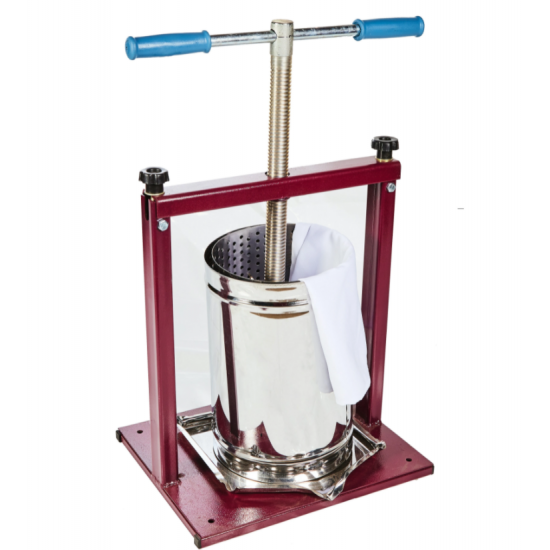 Teasc / Presa pentru struguri din Inox 15L, VILEN, cu golire rapida