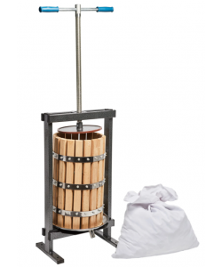 Teasc / Presa struguri din lemn Stejar, 25L, VILEN, Sac inclus