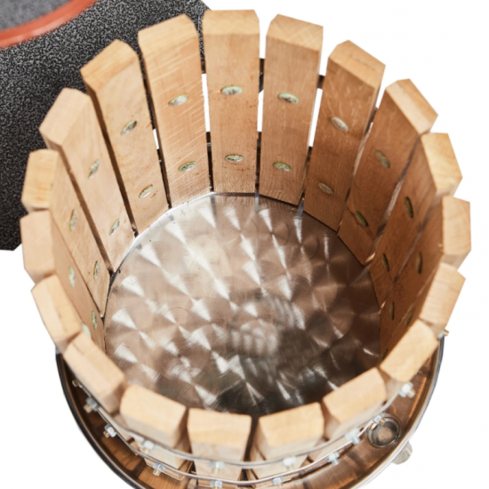 Teasc / Presa struguri din lemn Stejar, 25L, VILEN, Sac inclus