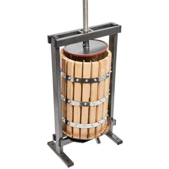 Teasc / Presa struguri din lemn Stejar, 25L, VILEN, Sac inclus