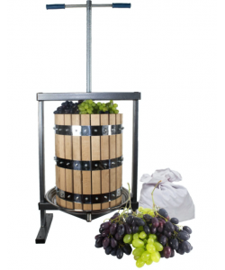 Teasc / Presa struguri din lemn Stejar, 50L, VILEN
