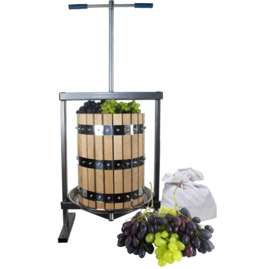 Teasc / Presa struguri din lemn Stejar, 50L, VILEN