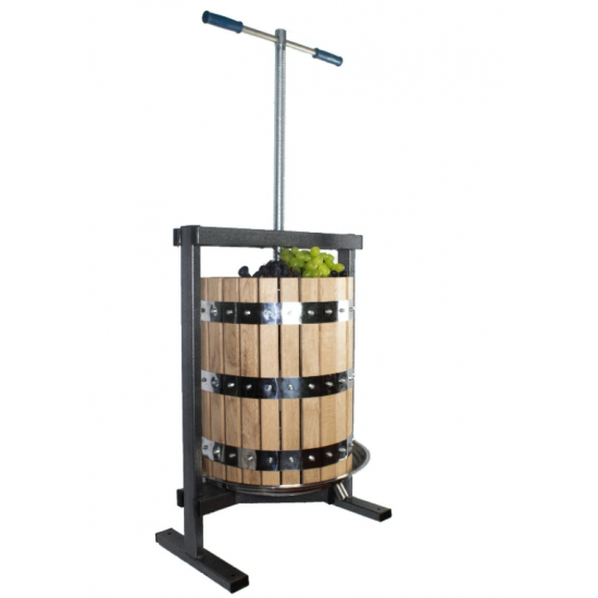 Teasc / Presa struguri din lemn Stejar, 50L, VILEN