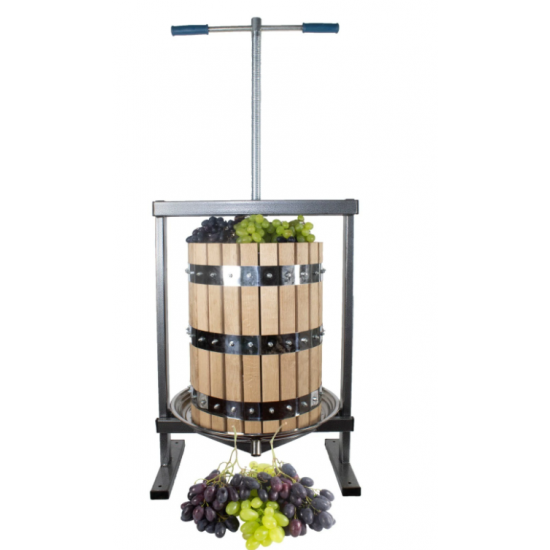 Teasc / Presa struguri din lemn Stejar, 50L, VILEN