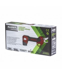 Foarfeca de gradina cu acumulator, 2 acumulatori Li-ion 12v/2Ah, 2h, RD-PSH01