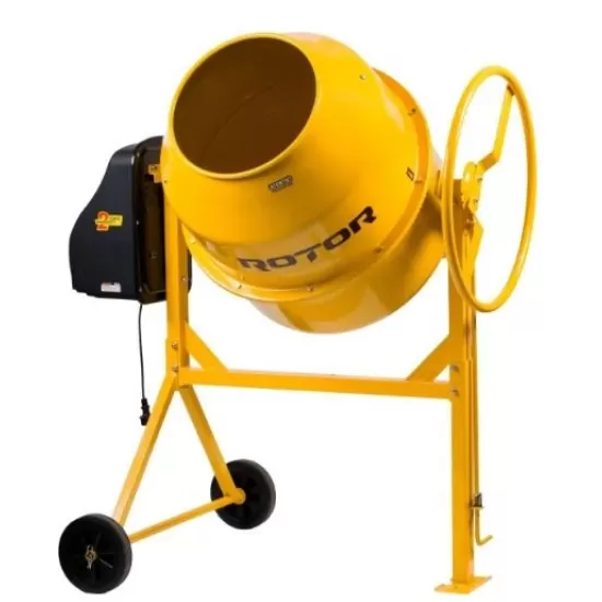 Betoniera 230L cu motor acoperit ROTOR RB230 1200 W, 29.5 rpm