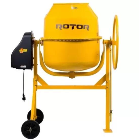 Betoniera 230L cu motor acoperit ROTOR RB230 1200 W, 29.5 rpm