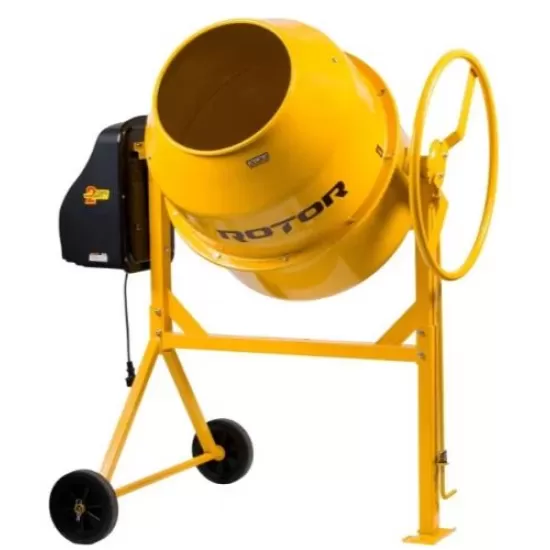 Betoniera 230L cu motor acoperit ROTOR RB230 1200 W, 29.5 rpm