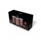 Cutii de depozitare metalica Berlinger Haus BH6270, set 3 piese, roz, I-Rose Collection