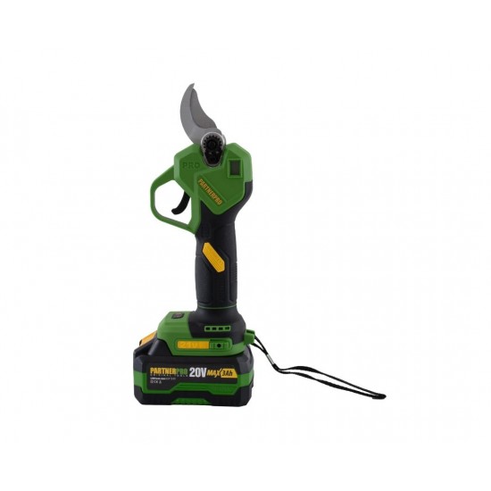 Foarfeca de gradina pe acumulator PARTNERPRO PP-FE3A, 1 x acumulator 20V / 3Ah , Brushless , 320 W