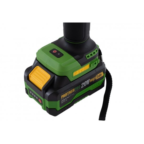 Foarfeca de gradina pe acumulator PARTNERPRO PP-FE3A, 1 x acumulator 20V / 3Ah , Brushless , 320 W