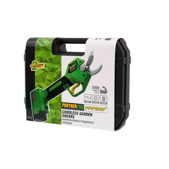 Foarfeca electrica cu acumulator PARTNERPRO PP-FE16V, 16V / 2Ah, 300 W, 200 N