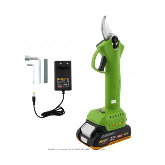 Foarfeca PROCRAFT ES18LiB pe acumulator 20V/ 4Ah