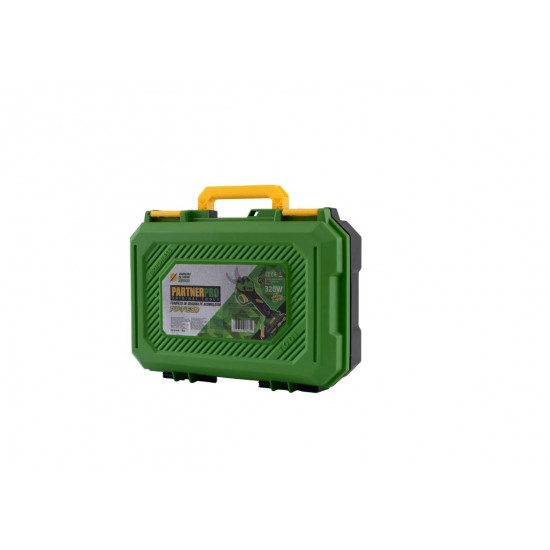 Foarfeca de gradina pe acumulator PARTNERPRO PP-FE3A, 1 x acumulator 20V / 3Ah , Brushless , 320 W
