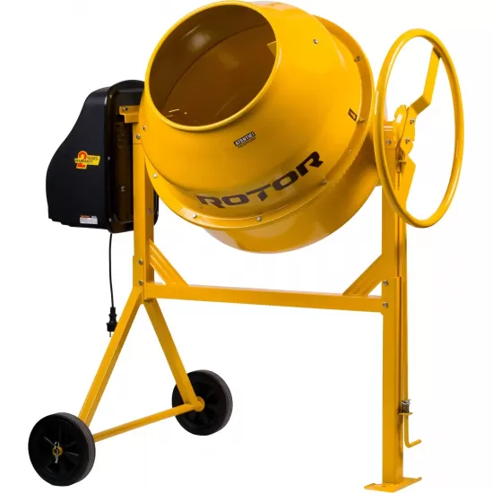 Betoniera 165L cu motor acoperit ROTOR RB165 900 W, 29.5 rpm