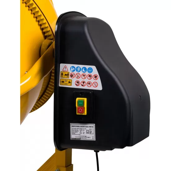 Betoniera 165L cu motor acoperit ROTOR RB165 900 W, 29.5 rpm