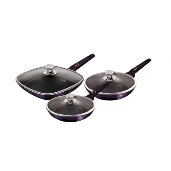 Set de tigai din 6 piese Berlinger Haus BH 7107 Purple Eclipse Collection