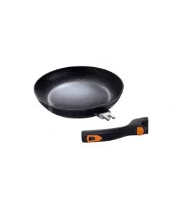 Tigaie 24 cm cu maner detasabil Granit Diamond Line Berlinger Haus BH-1954