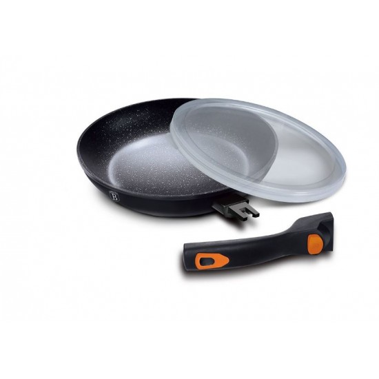 Tigaie 24 cm cu maner detasabil Granit Diamond Line Berlinger Haus BH-1954