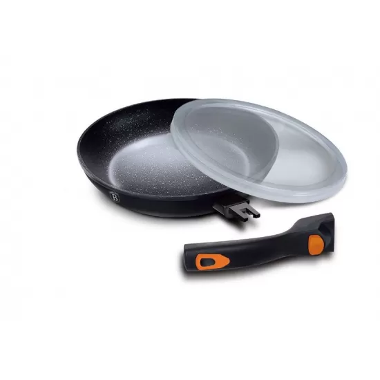 Tigaie 24 cm cu maner detasabil Granit Diamond Line Berlinger Haus BH-1954