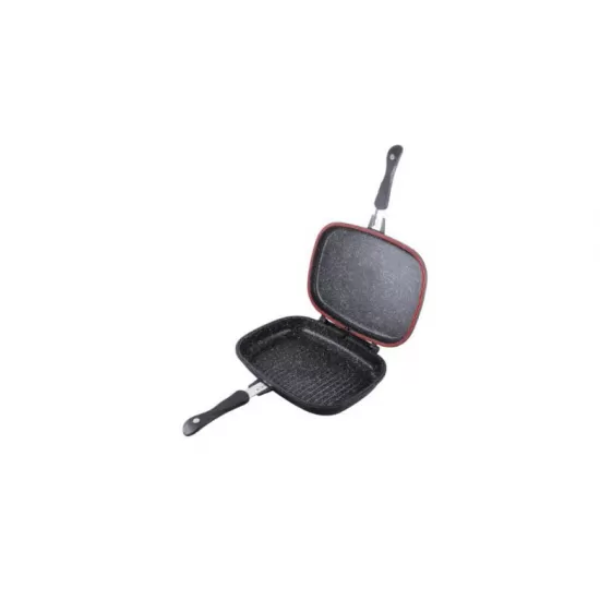 Tigaie grill dubla, invelis marmura, 32 cm, Berlinger Haus, BH6778