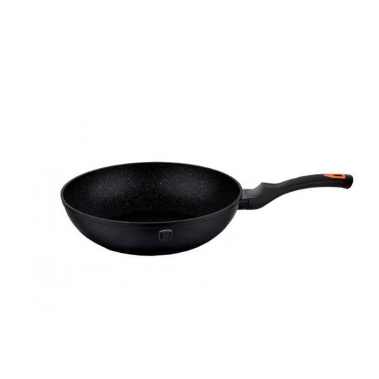 Tigaie marmorata, wok, 28 cm Granit Diamond Line Berlinger Haus Premium inductie BH 1796