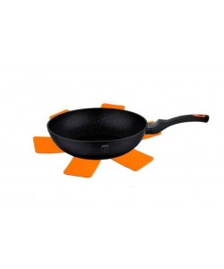 Tigaie marmorata, wok, 28 cm Granit Diamond Line Berlinger Haus Premium inductie BH 1796